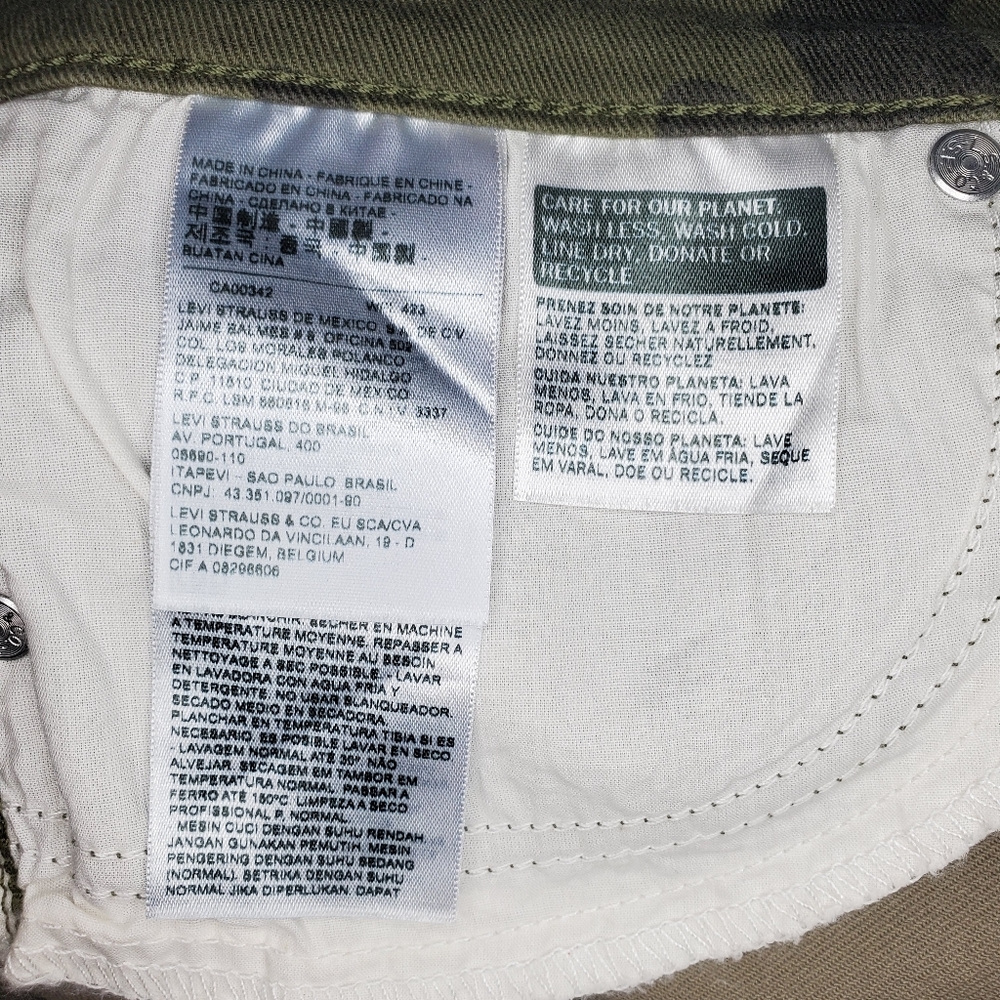 LEVI'S camo skinny Jeans - Picture 13 of 16